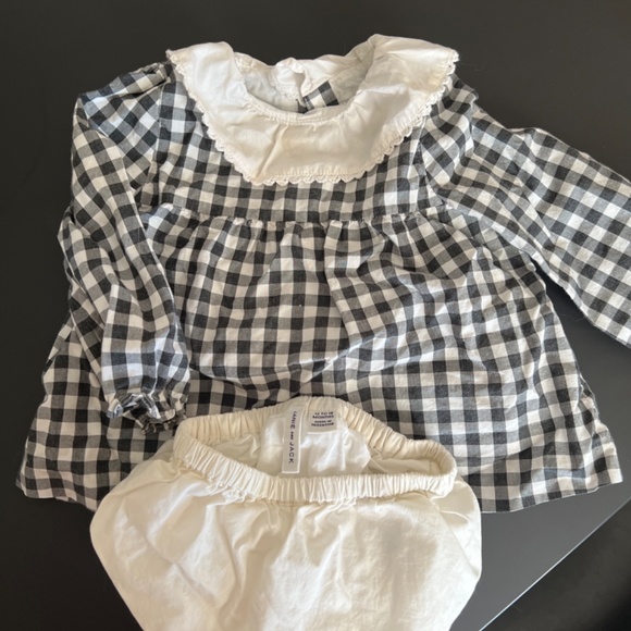 Janie and Jack Baby Girl Gingham Outfit - Picture 8 of 8